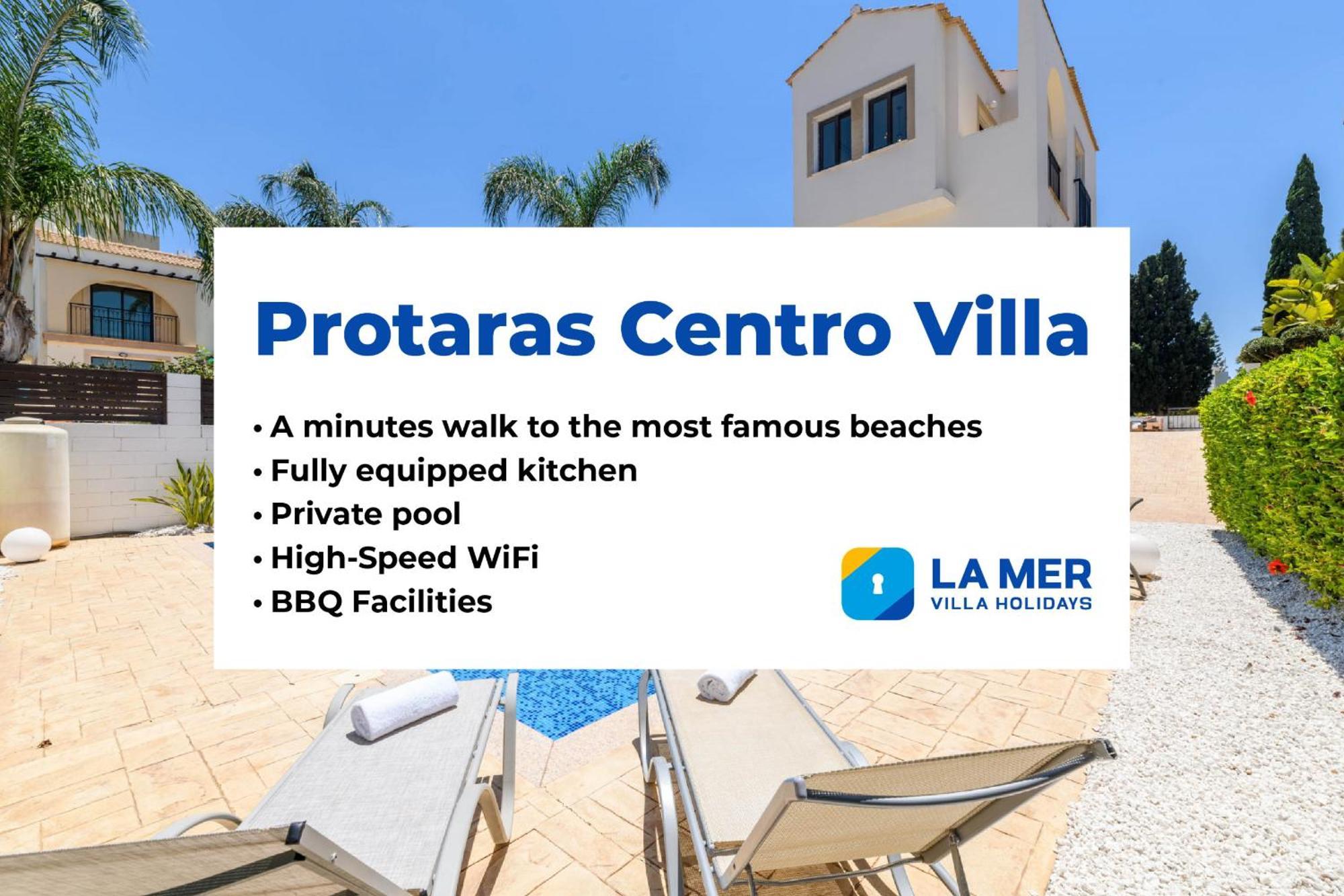 Protaras Centro Villa Eksteriør billede